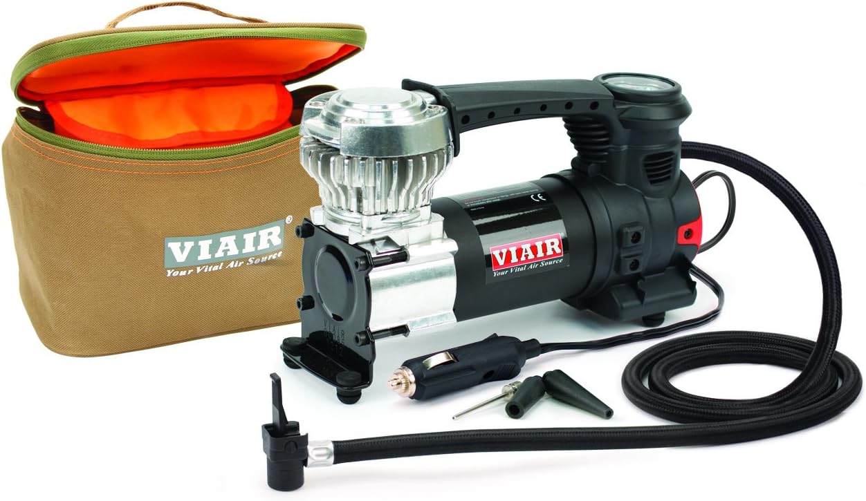 VIAIR 84P Portable Compressor, Black, 9.1 x 3.1 x 5.6 inches