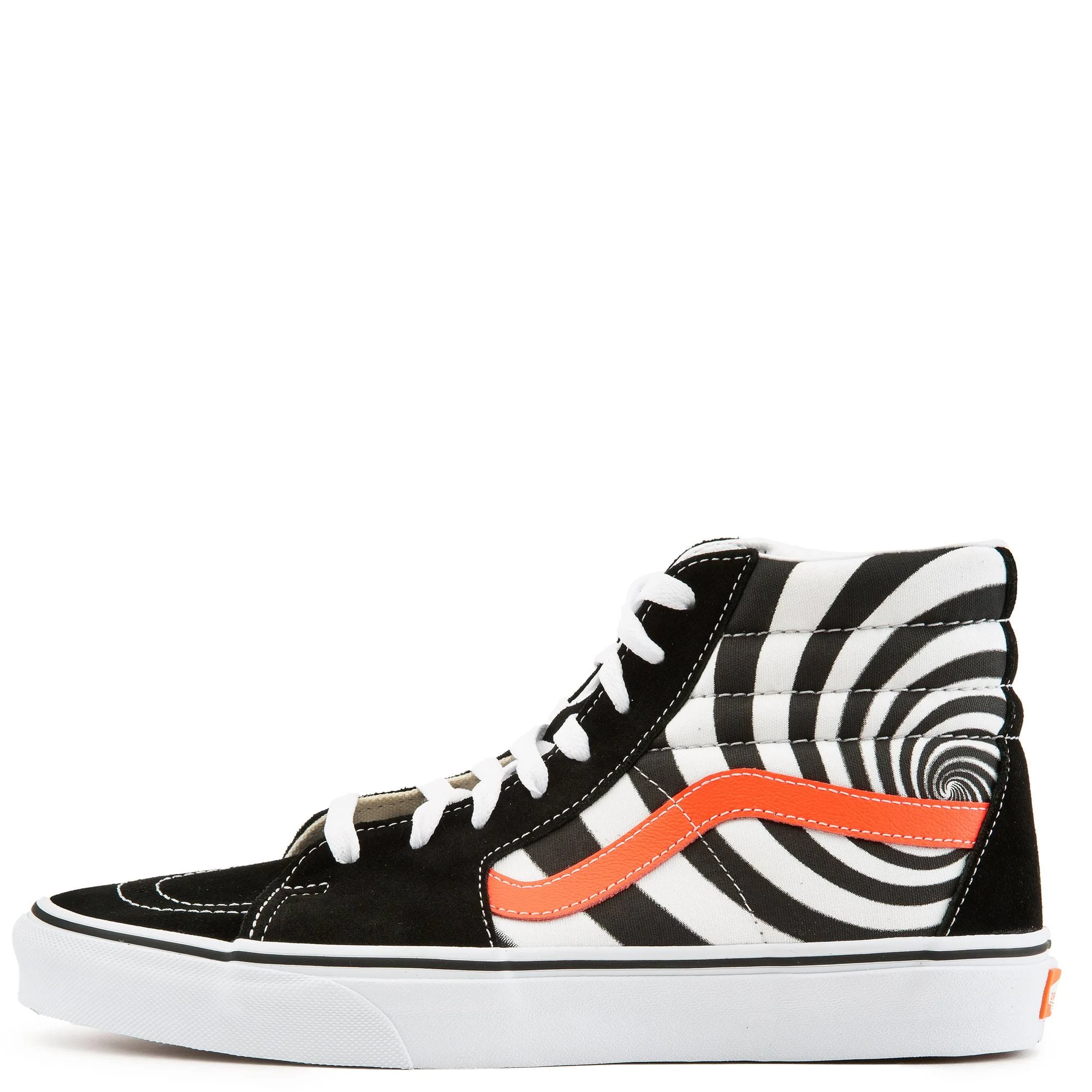 Vans Swirl Sk8-Hi (Black/Fiery Coral)