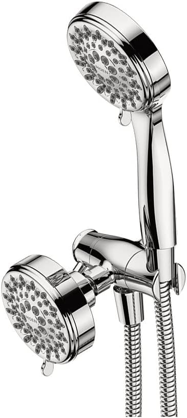 Moen 20016 Ignite Dual Hand Held And Multi Function Shower Head Combo Package With Hose And Diverter, Chrome