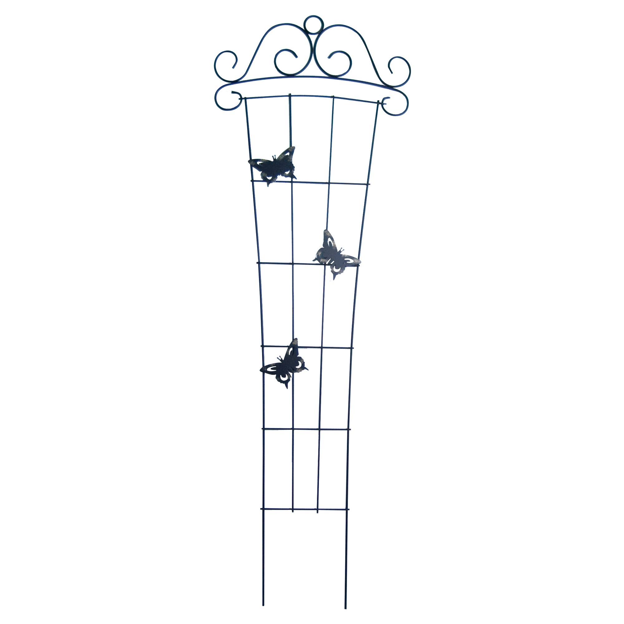 Panacea 72.5 in. H Brown Steel Trellis