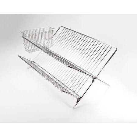 Rsvp Endurance Stainless Steel Compact Folding Dish Rack, Stainless Steel by Visit The Rsvp International Store