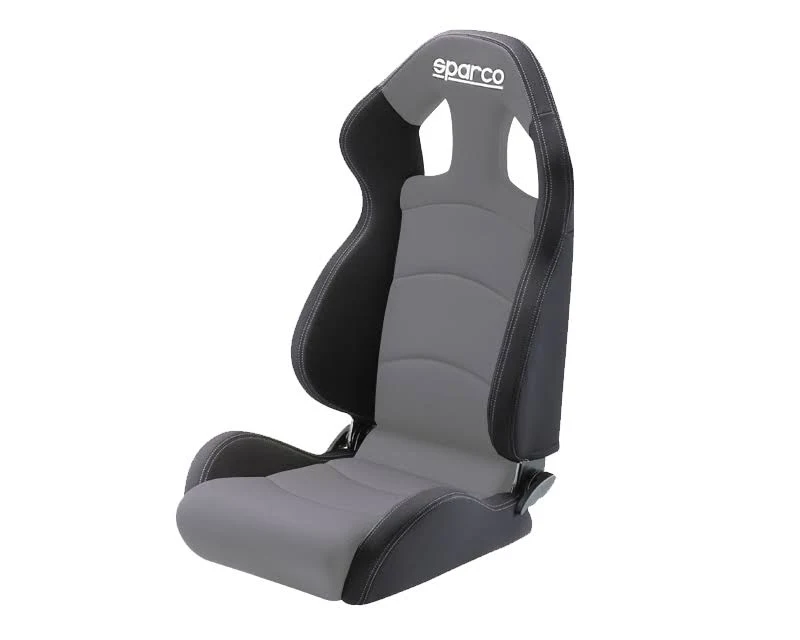 Sparco 00959CRGRNR Grey and Black Chrono Road Street Tuner Seat
