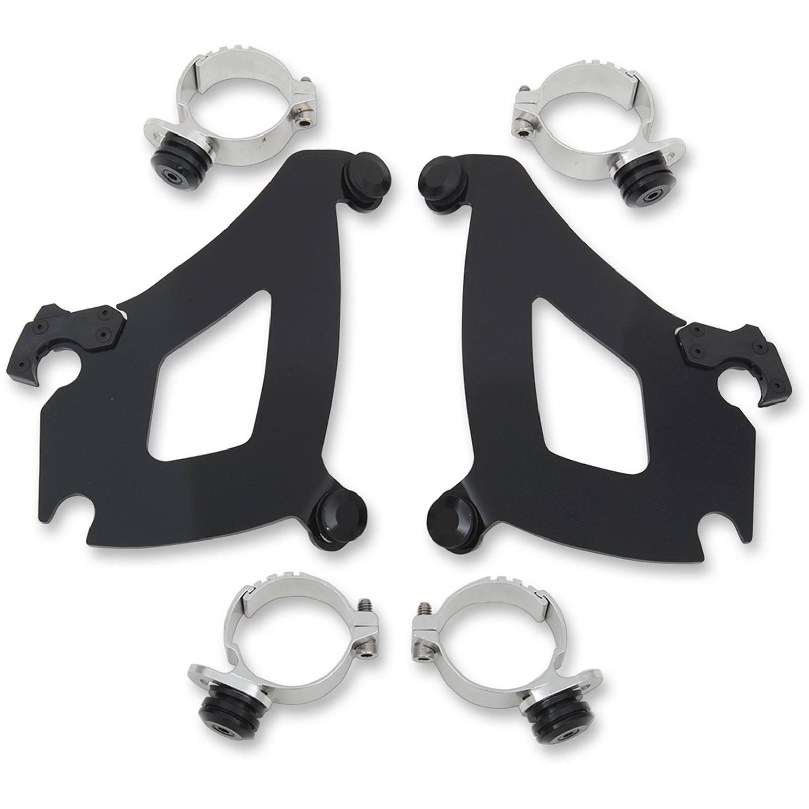 Memphis Shades Trigger-Lock Bullet Fairing Mount Kit Black MEB1998