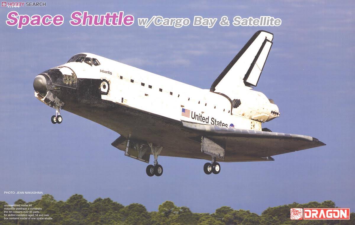 Dragon Models 1/144 Space Shuttle w/Cargo Bay/Satellite 11004