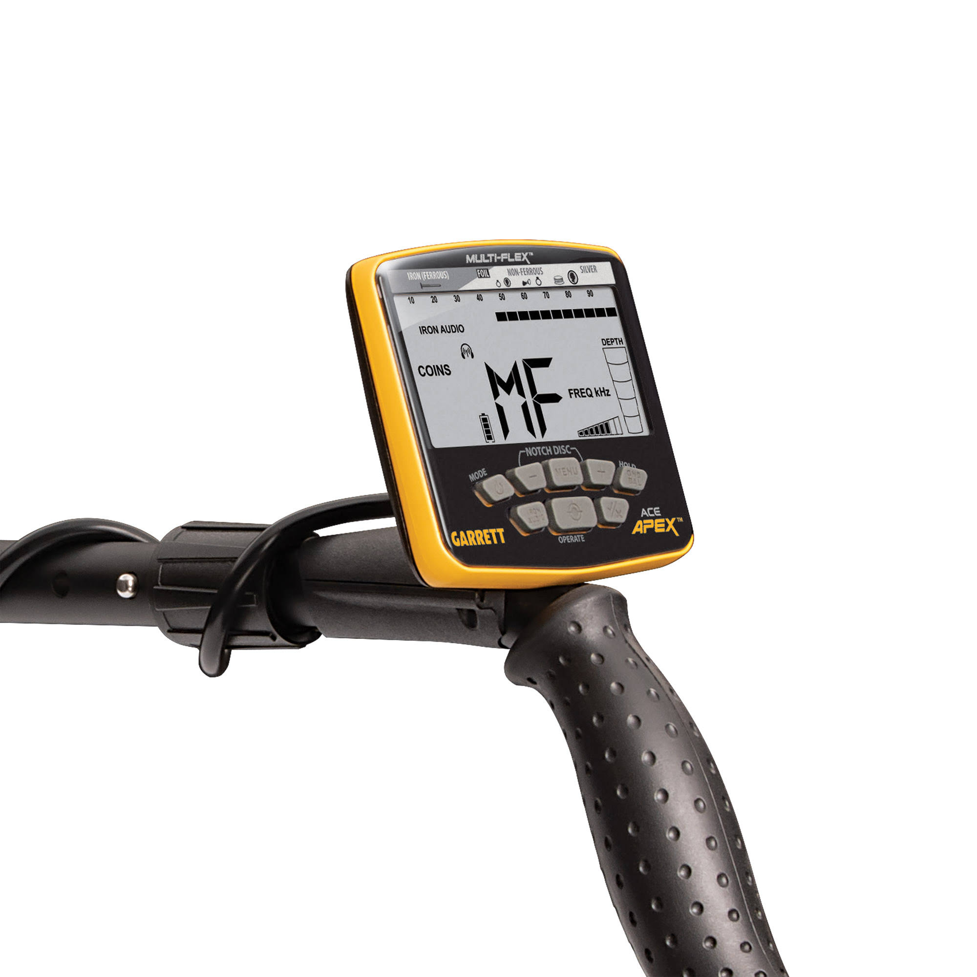 Garrett Ace Apex Metal Detector with Garrett Pro-Pointer at Z-Lynk and Carry Bag