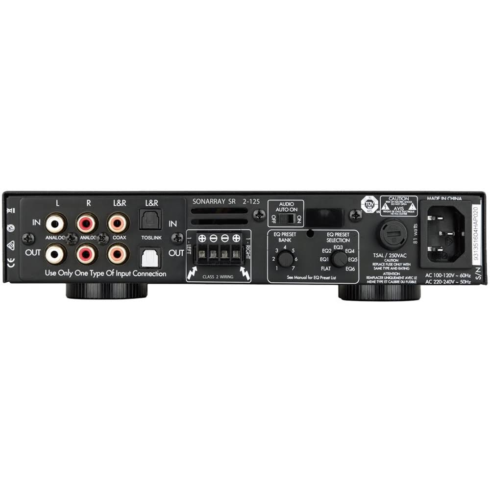 Sonance Sonarray SR 2-125 DSP Power Amplifier - Black (93135)