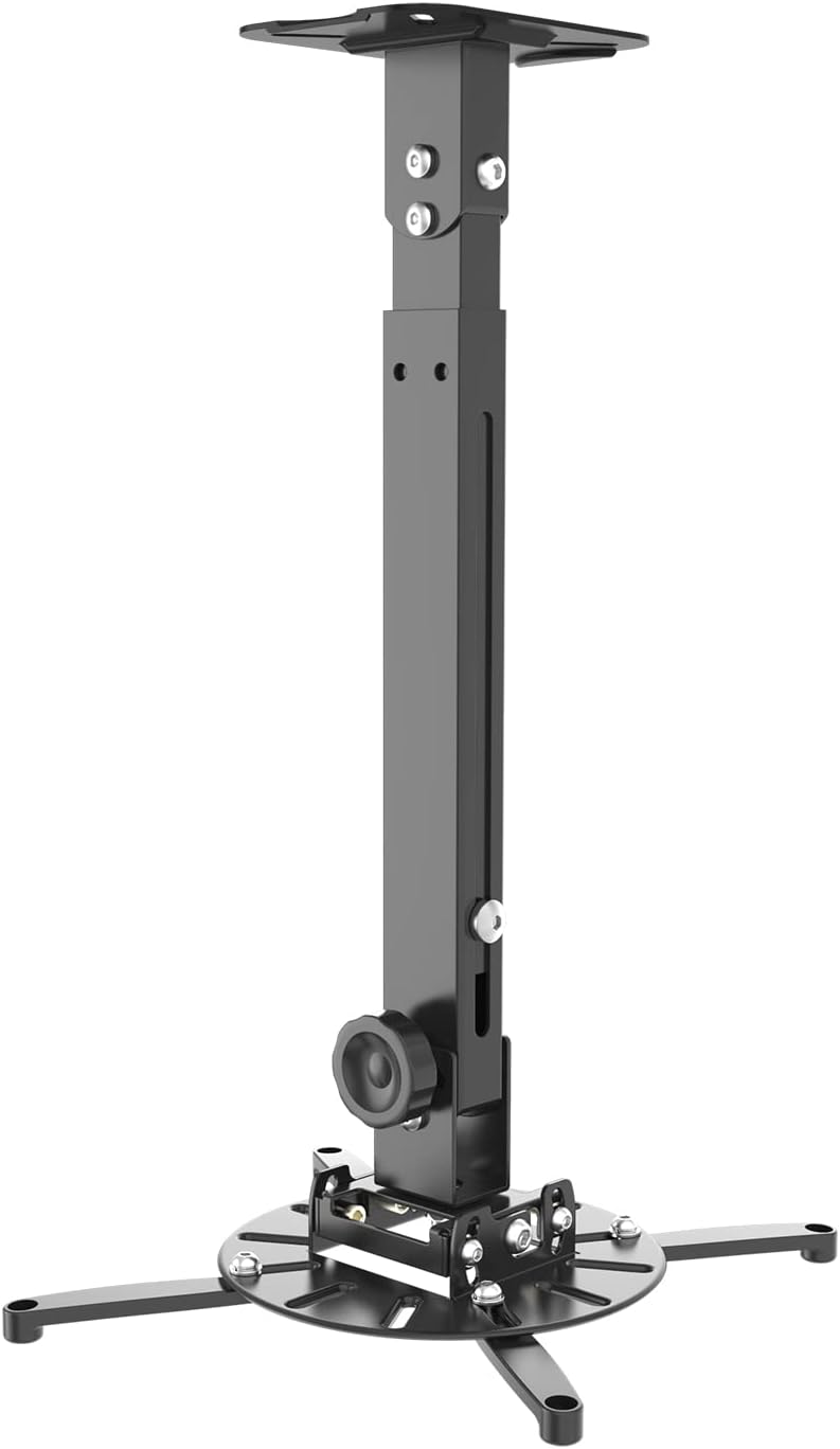 Gibbon Mounts Universal Projector Ceiling Mount Wall Mount Bracket with Extendable Pole Length 16.5