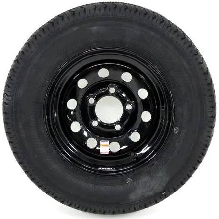 2-Pack Goodyear Endurance Trailer Tire on Rim St205/75r15d 5-4.5 Black Modular 61845-2