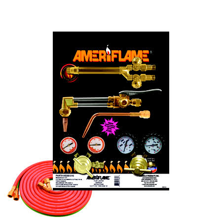 Ameriflame Hs350-510 Weld/braze/cut Kit w/ Cga510 Acet. Reg