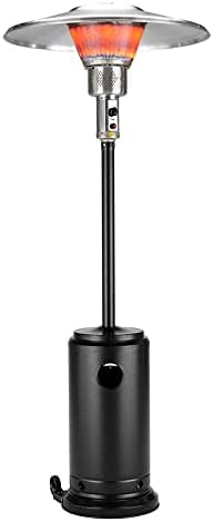 Hiland BURN-2400-BLK Tall Heater, Black