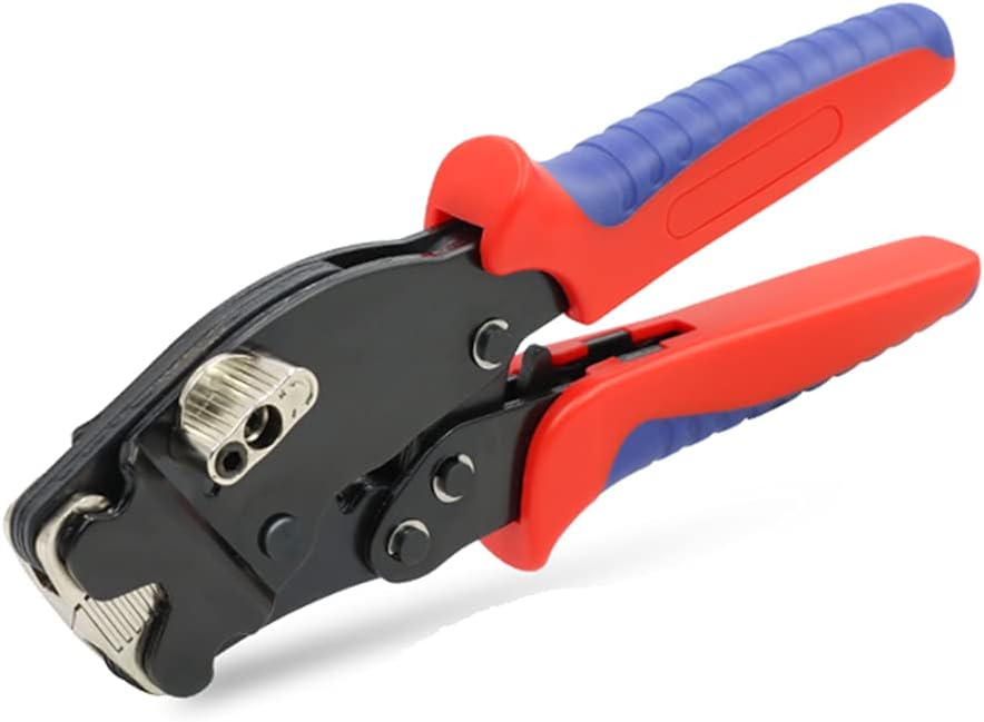 HKS Ferrule Crimping Tool, Square Crimper for AWG 30-5 (0.08-16mm²) End-Sleeves Ferrules Wire Ends Terimnals, Self-Adjusting Piler Ratchet Wire Crimping Tool(Crimper 16-4H) Pack of 2