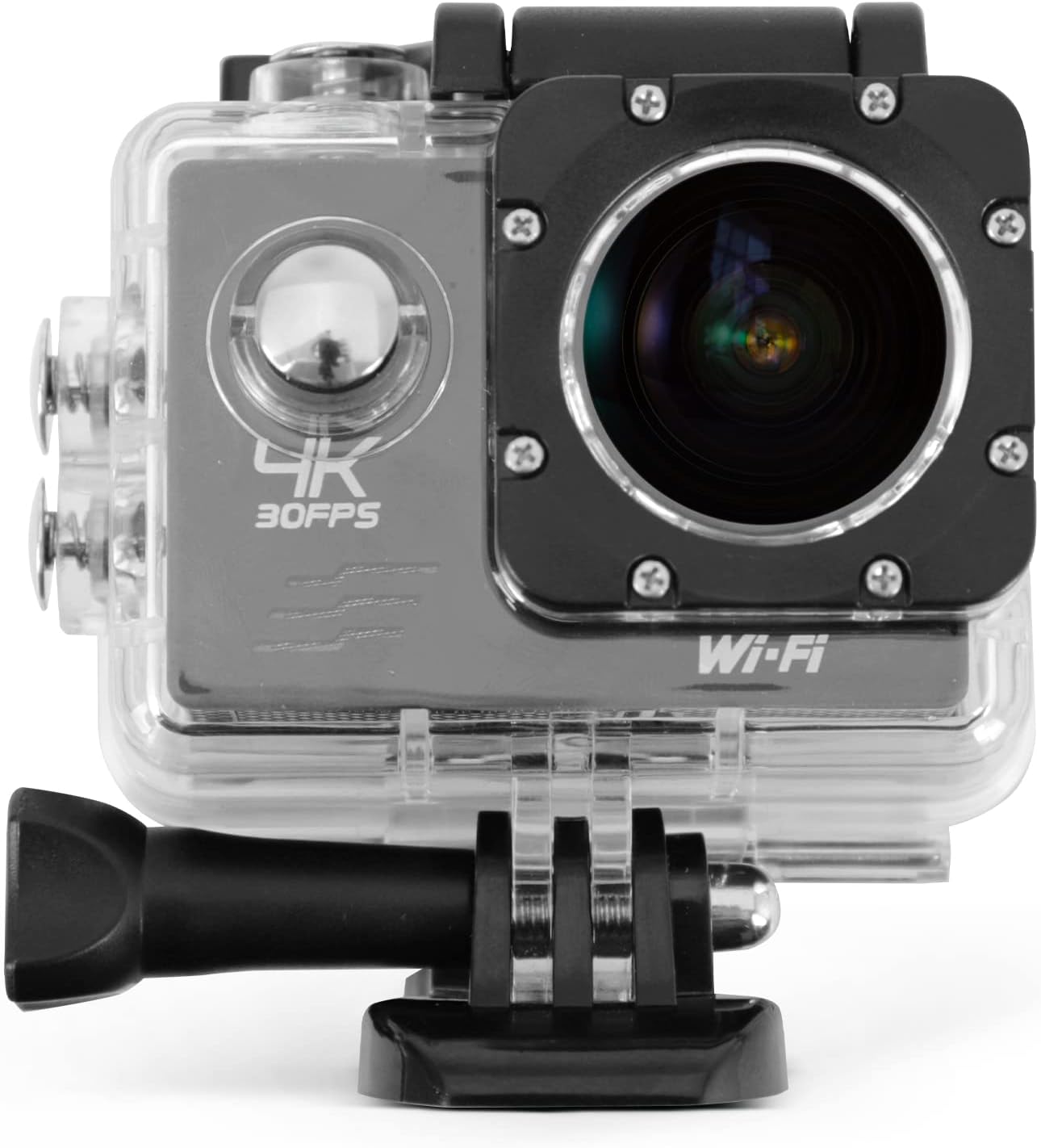 SNAPSHOT Action Hero Camera 4K - Waterproof Action Camera | 12MP Small Action Camera for Skiing and Extreme Sport | 170 Degree Wide-Angle Professional Underwater Camera | HD Sports Camera for Diving Pack of 2