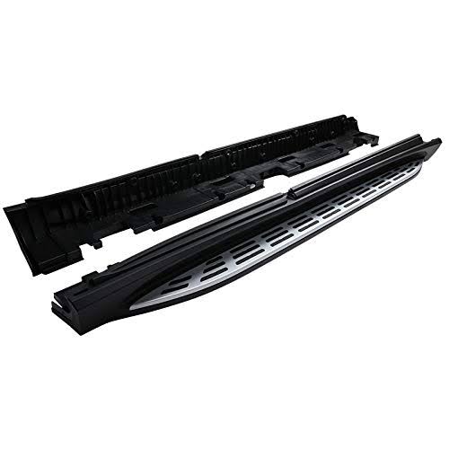 Ikon Motorsports Compatible with 2020 Mercedes-Benz W167 GLE Class OE Style Running Board Side Step Bar Pair, Black