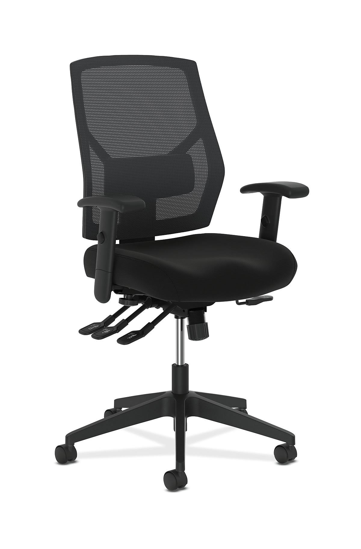 Basyx BSXVL582ES10T VL582 High-Back Task Chair, Black