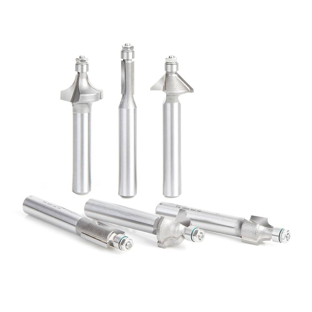 Amana Tool AMS-611 6-Pc Miniature Router Bit Pack