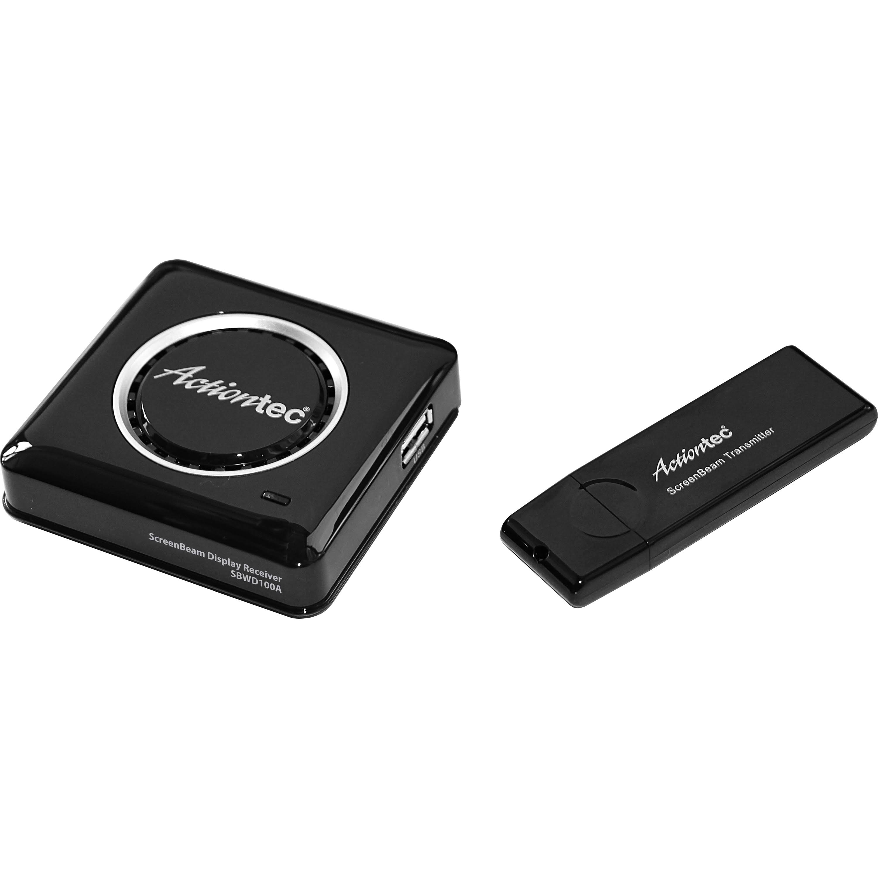 Actiontec ScreenBeam Kit Wireless Display Receiver u0026 Transmitter for Non-WiDi Laptops/Miracast Devices - Wireless A/V Extend