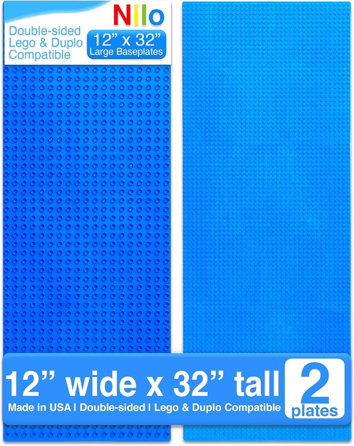 NILO Classic Blue Baseplate, 2-Pack 12