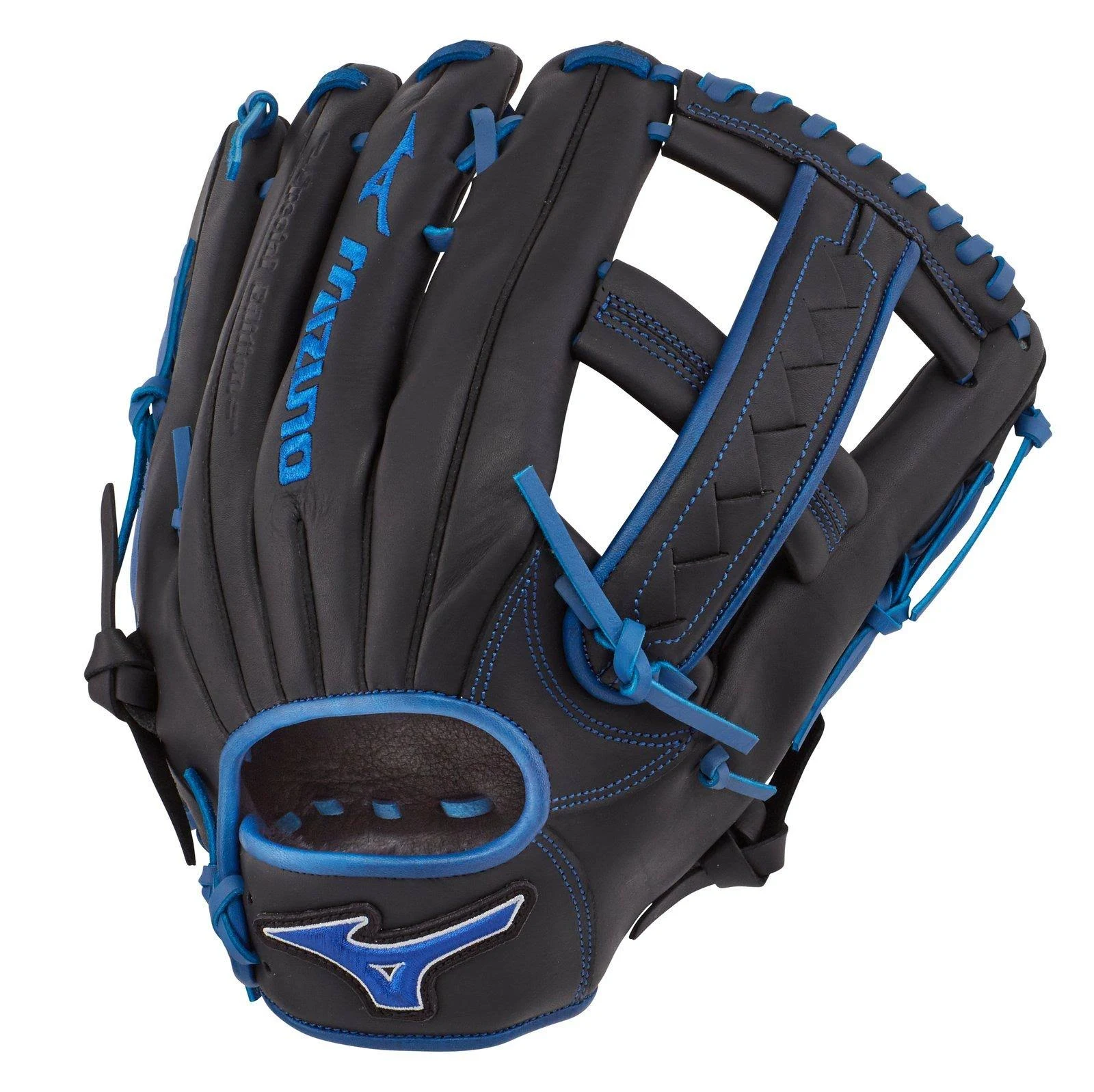 Mizuno MVP Prime SE Slowpitch Softball Glove 12.5x22 Black/Royal 12.5