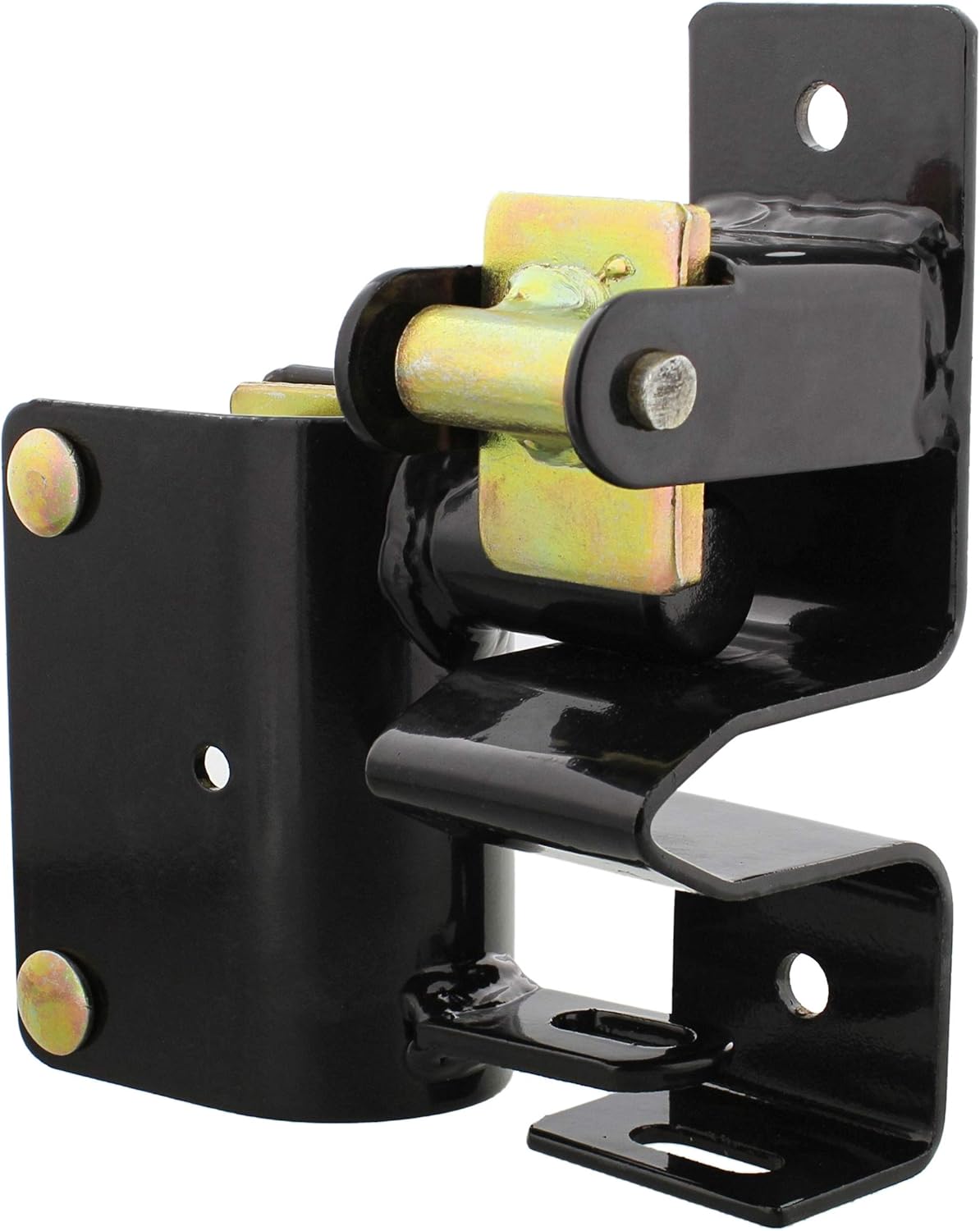 Rural365 Livestock One Way Latch for Cattle Gate - Black Farm Gate Metal Gate Latch 1 Way for Horse Corrals, Ranches