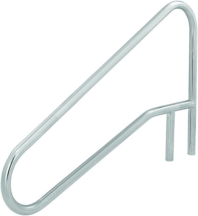 LDREAMAM Tiamat 80102 Stainless Steel Swimming Pool Stair Rail with Cross Brace, 54