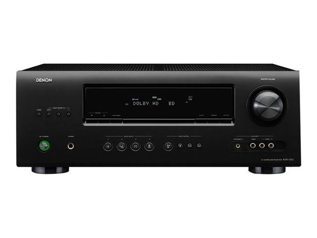 Denon AVR-1312 - AV receiver - 5.1 channel - black