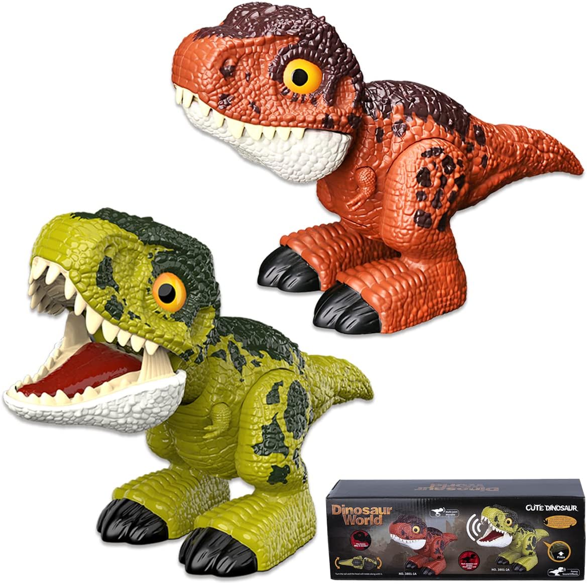 Dinosaur Toys, Interactive Dinosaur, Carnotaurus Dinosaur with Movable Joints and Sounds Effects, Electronic Dinosaur for Kids 3 4 5 6 7 8+ Years, Birthday Toys Gift for Boys Girls Kids