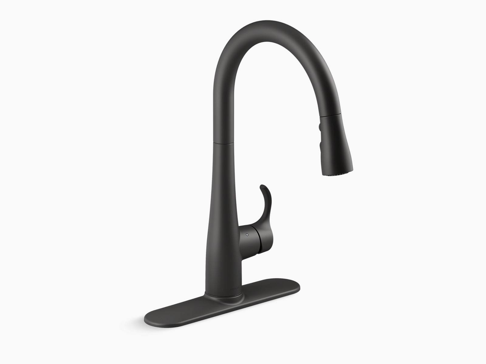 Kohler K-22036 Simplice Touchless Pull-Down Kitchen Sink Faucet Matte Black