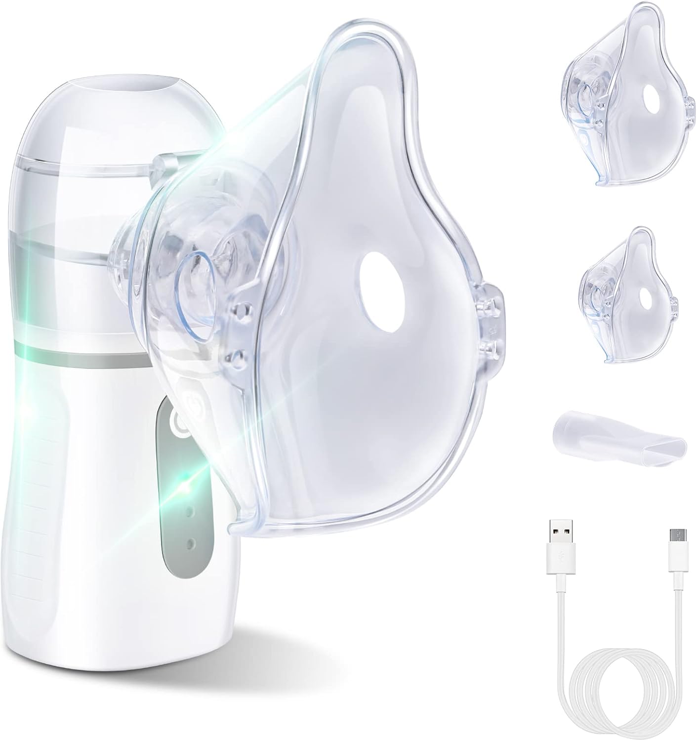 Portable Nebulizer, Handheld Mesh Nebulizer Machine for Adults and Kids for Home Use