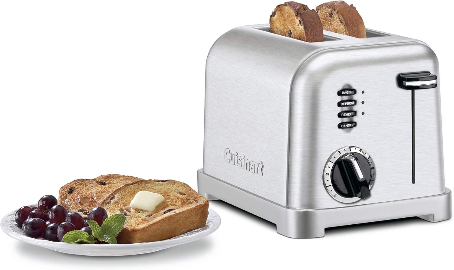 Cuisinart CPT-160 Metal Classic 2-Slice Toaster, Brushed Stainless Pack of 2