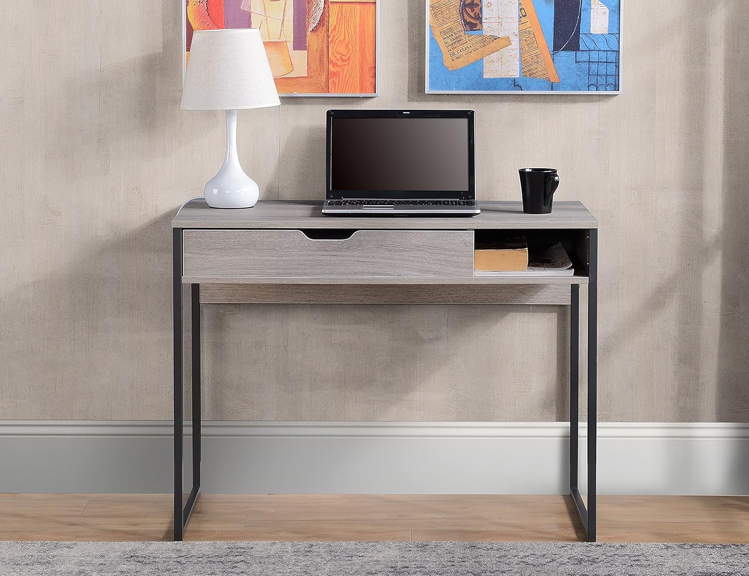 Legacy Home Study Computer Desk, Home Office Writing Small Desk, Modern Simple Style PC Table