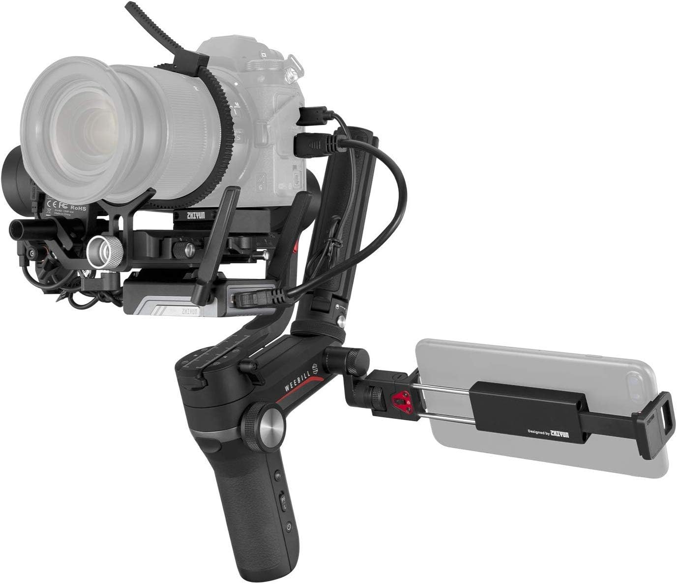 Zhiyun Weebill S [Official] 3-Axis Gimbal Stabilizer for Cameras (Image Transmission Pro Package)