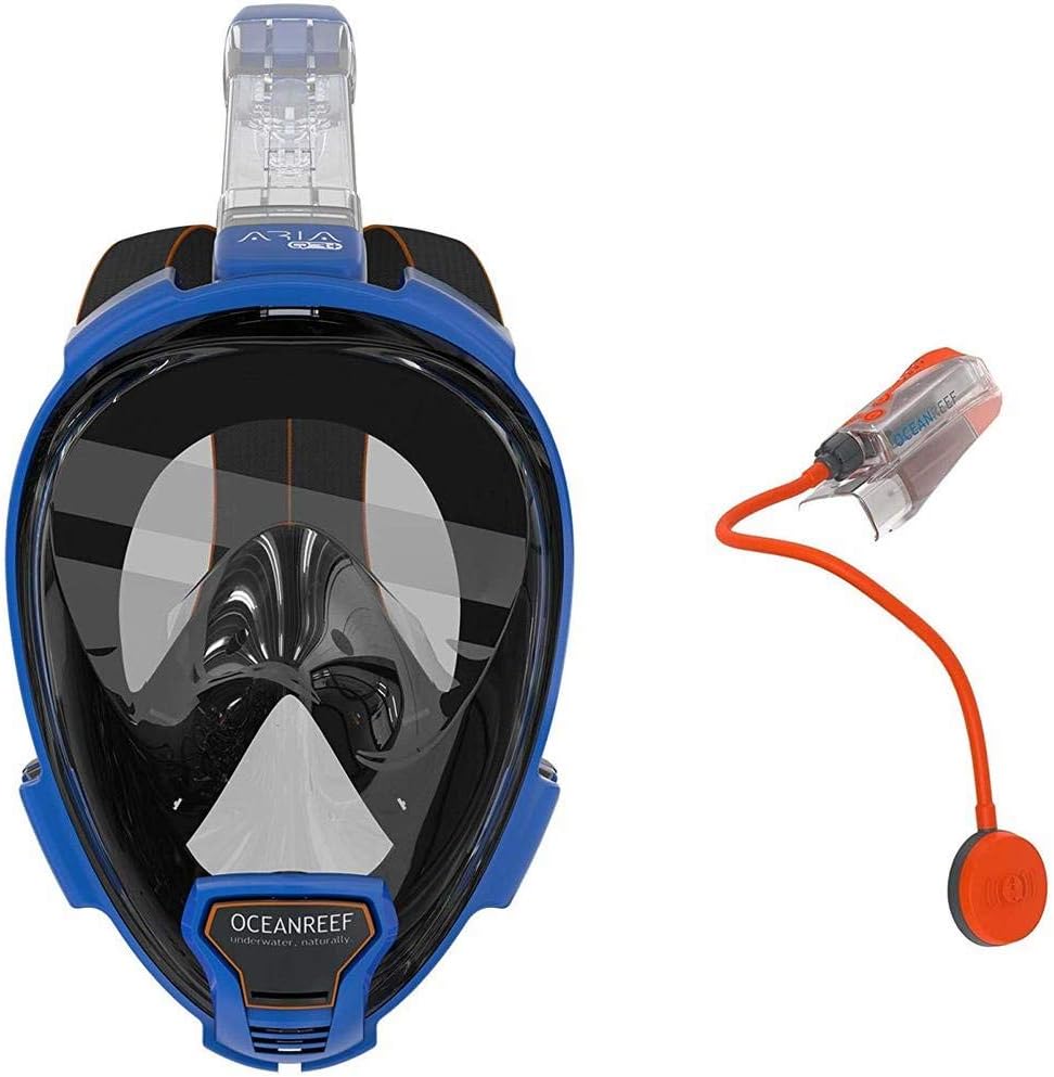 Ocean Reef QR+ Full Face Snorkel Mask and Snorkel Talkie Combo