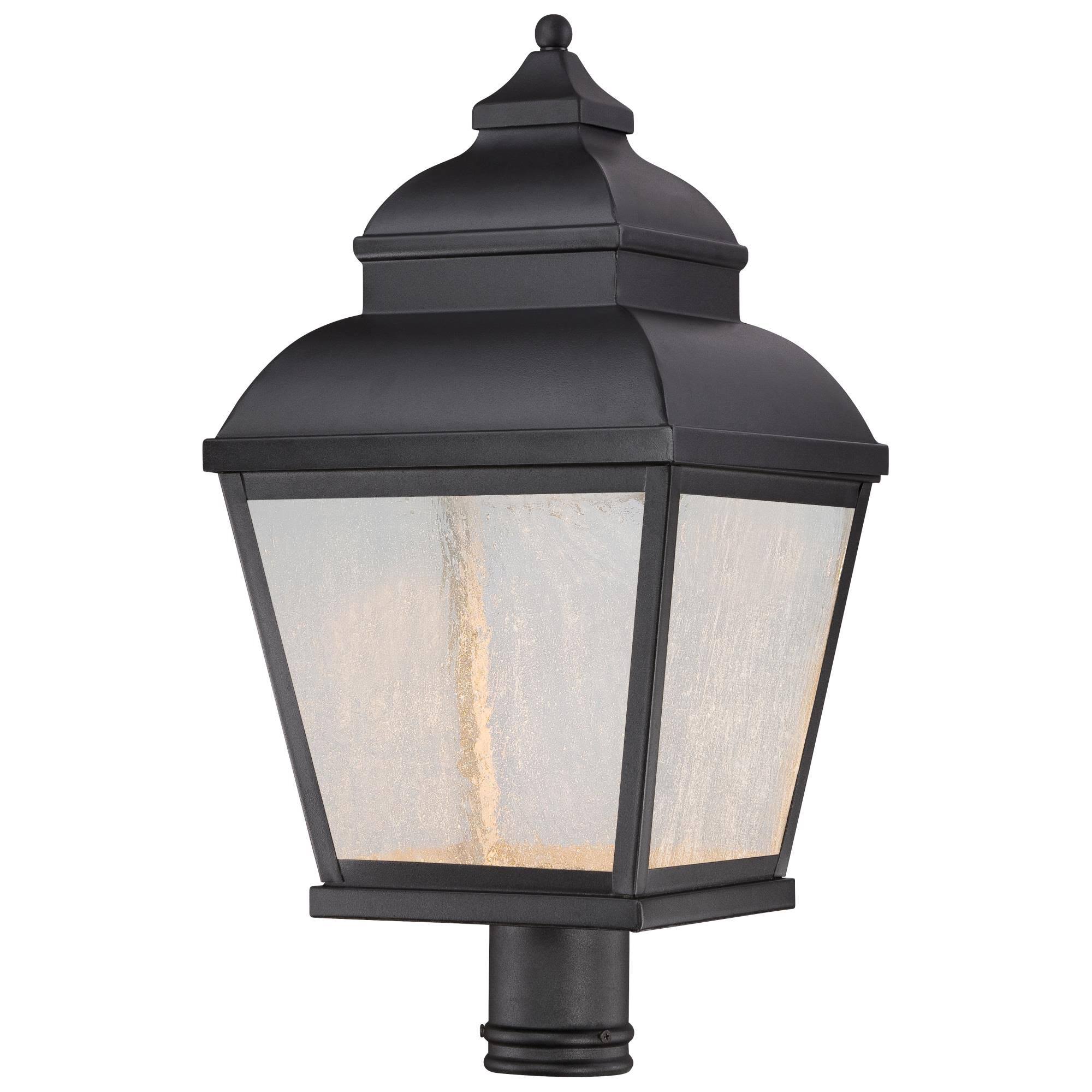 Minka Lavery Mossoro 1 Light Outdoor Post Lantern - Black - 8266-66-L