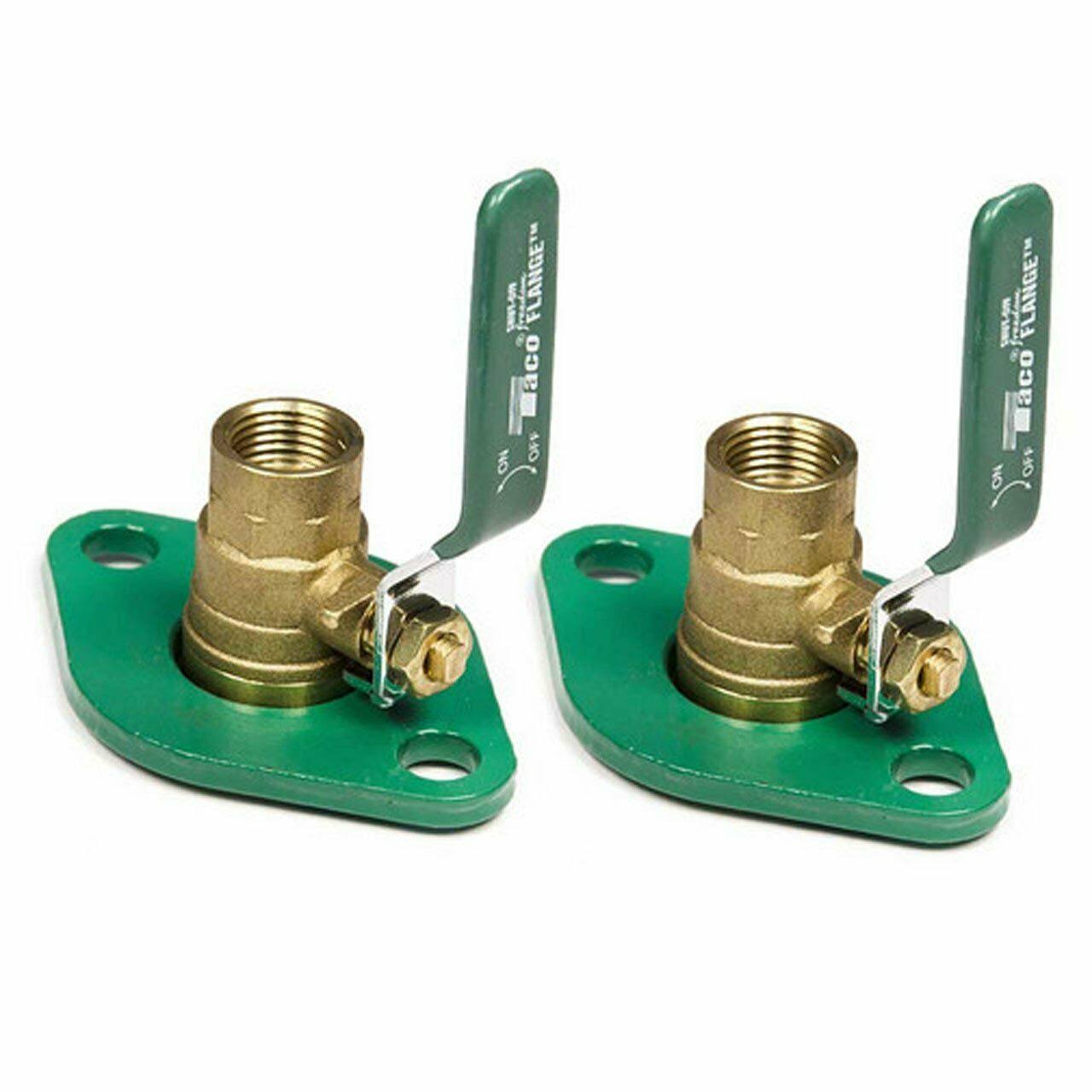 Taco SF-100T 1x22 Shut-Off Freedom Swivel-Flange Set (Threaded)