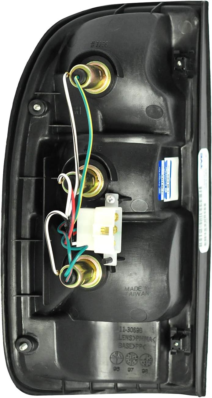 Dependable Direct Passenger Side (RH) Tail Light Lamp for 1995-2000 Toyota Tacoma TO2801116 - INCLUDES BULBS