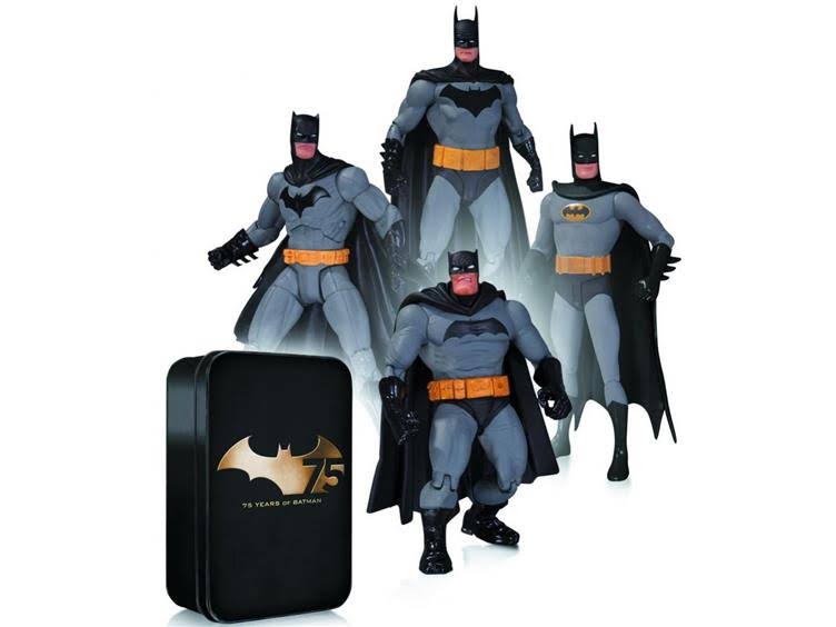 Batman 75th Anniversary Action Figure 4 Pack Set 2