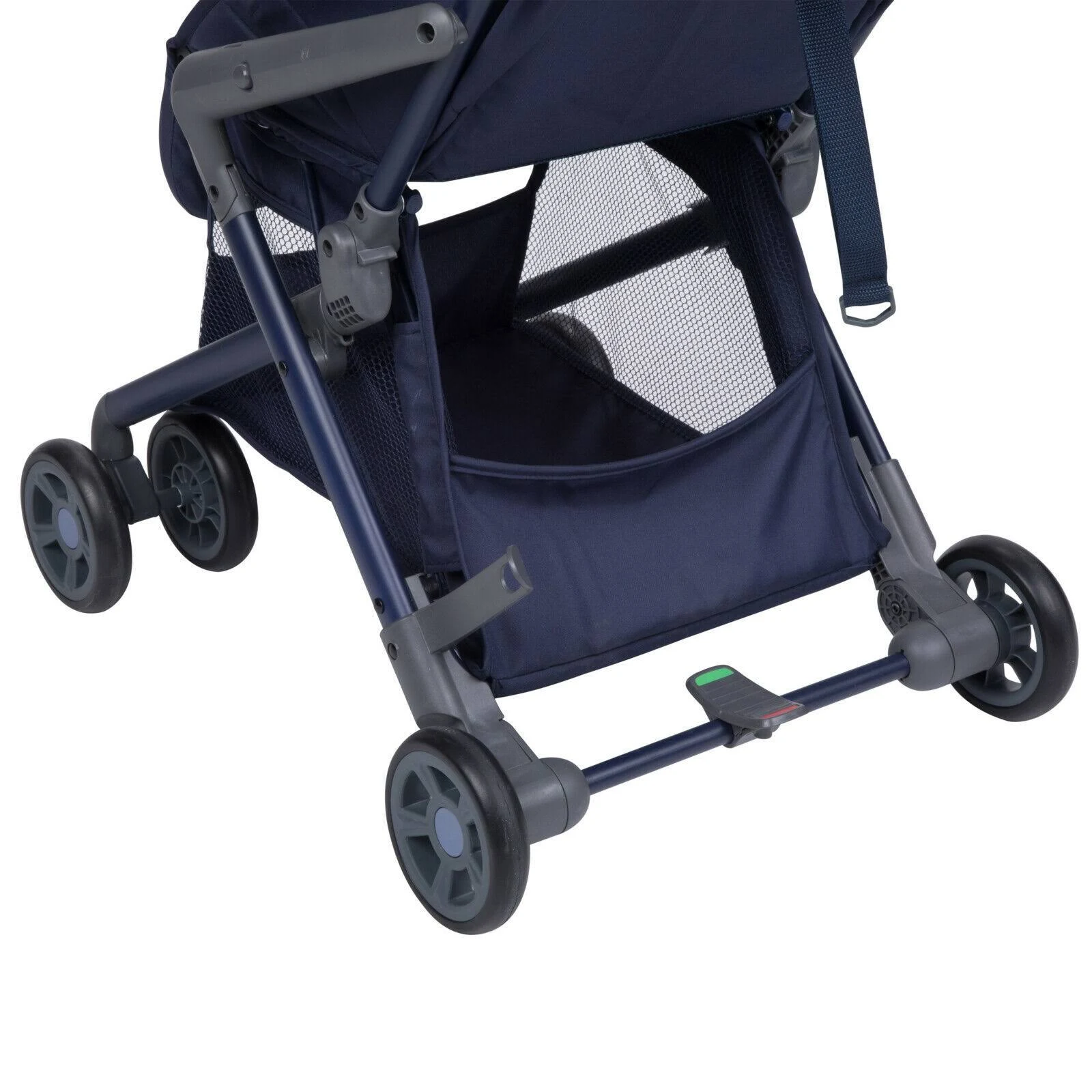 Monbebe Cube Compact Stroller, Gray and Black Pinstripe