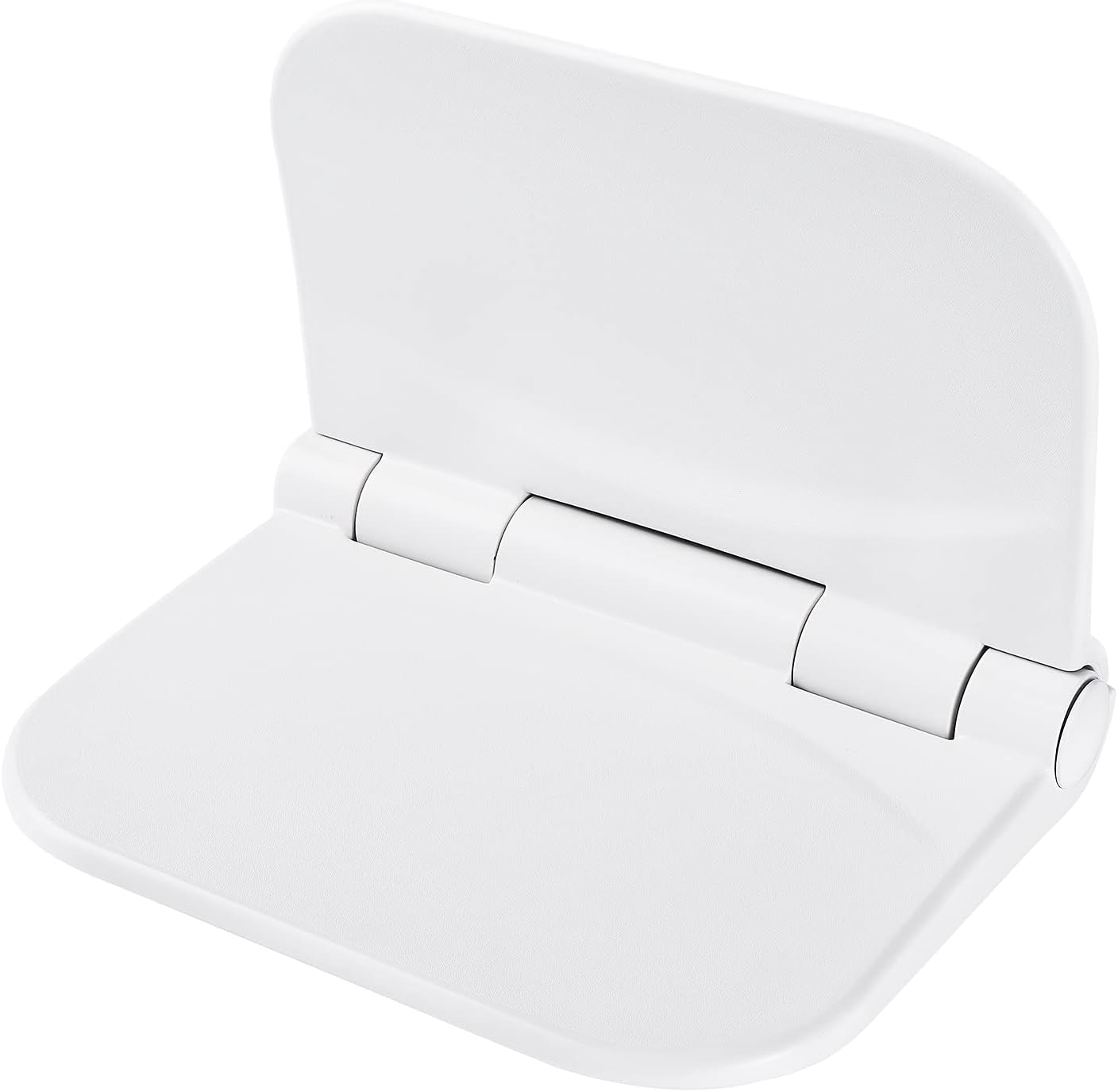 Folding Shower seat ，Household Bathroom Products ，Stylish Folding Shower seat ，Wall-Mounted Shower seat ，EASYWOW New Shower seat,，Strong and Reliable，White Pack of 2
