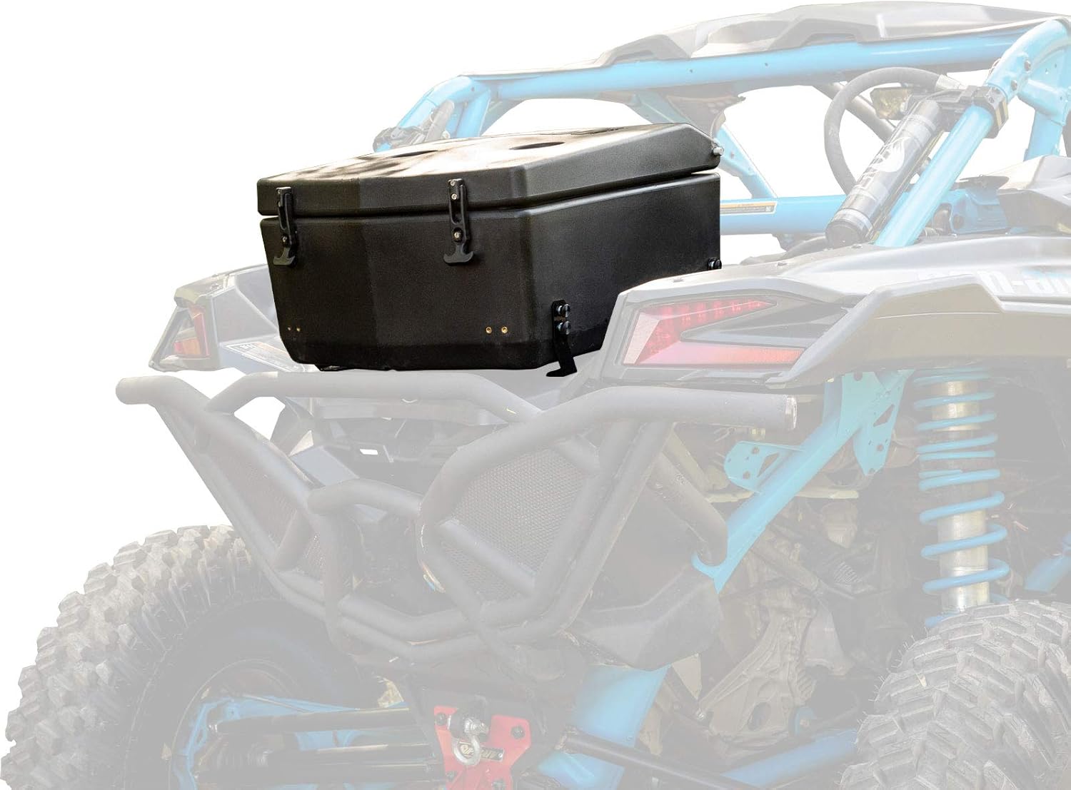 SuperATV Heavy Duty Rear Insulated Cooler/Cargo Box for 2017+ Can-Am Maverick X3 | 30-Liter Capacity | 100% Fit Guarantee | Sealed Lid Keeps Drinks Cold and Accessories Dry