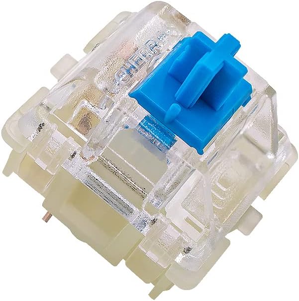 Cherry MX RGB Red Key Switches (10 Pcs)- MX1A-L1NA | Plate Mounted | Linear Switch for Mechanical Keyboard,Packed in PE Protective Box. Pack of 2