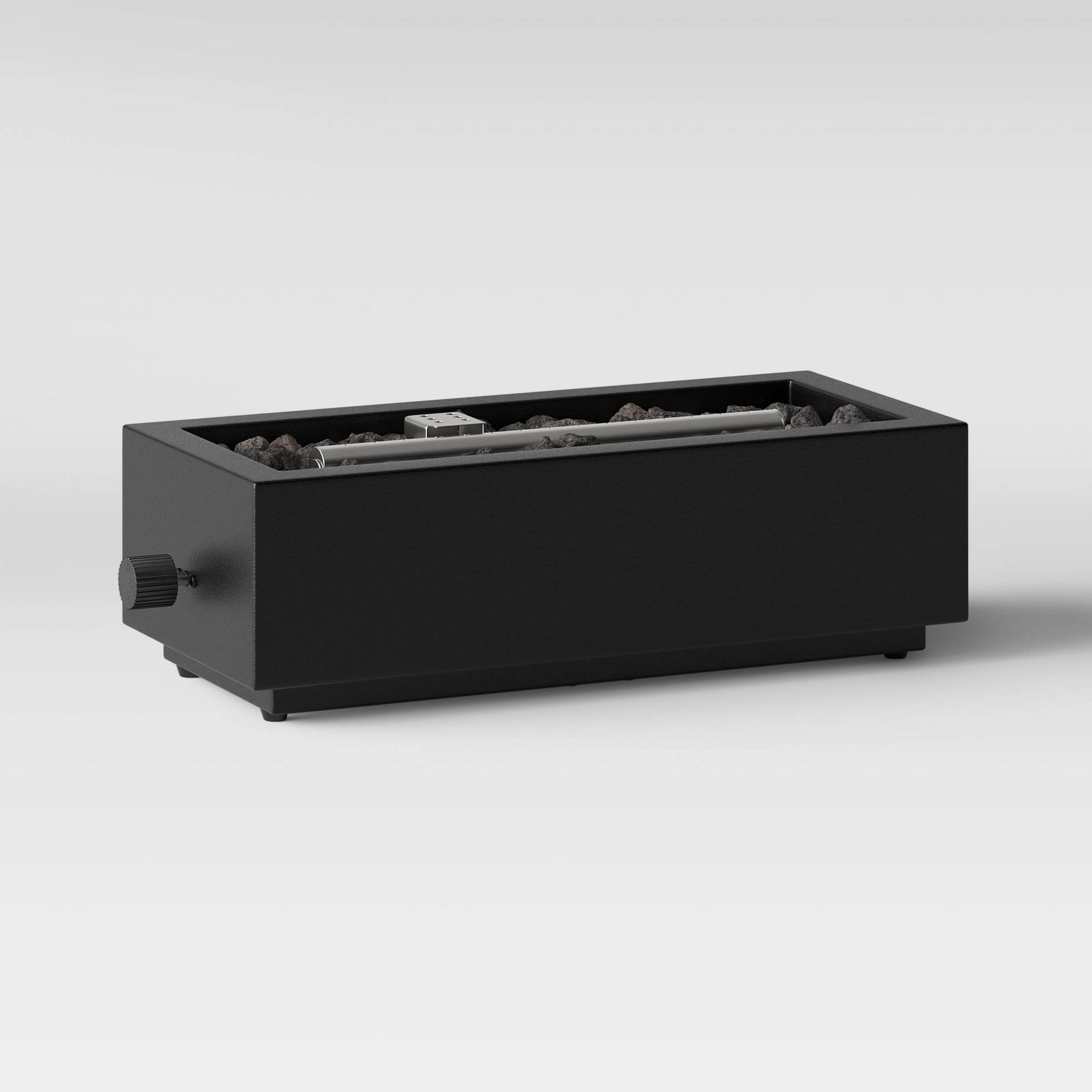 Two Harbors 14x22 Patio Tabletop Fireplace - Black - Project 62