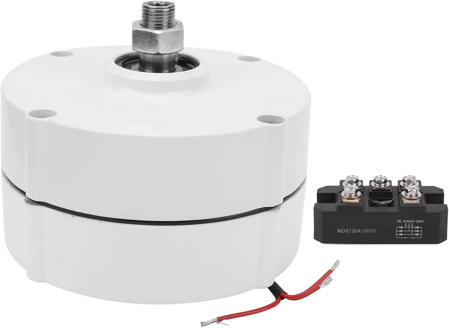 400W Three-Phase alternator, Rare earth NdFeB Permanent Magnet Electric Motor Generator DIY AC Alternator AVAN?400w Permanent Magnet Motor ((With Rectifier 12V)