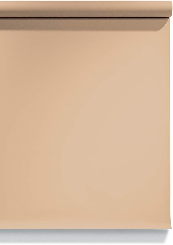 Superior Seamless Photography Background Paper, #66 Wheat 86 inches Wide x 36 feet Long (Made in USA) Pack of 2