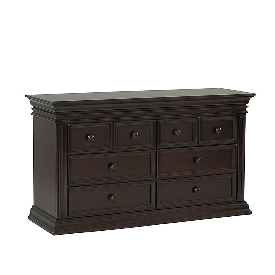 Baby Cache Vienna 6-Drawer Double Dresser in Espresso