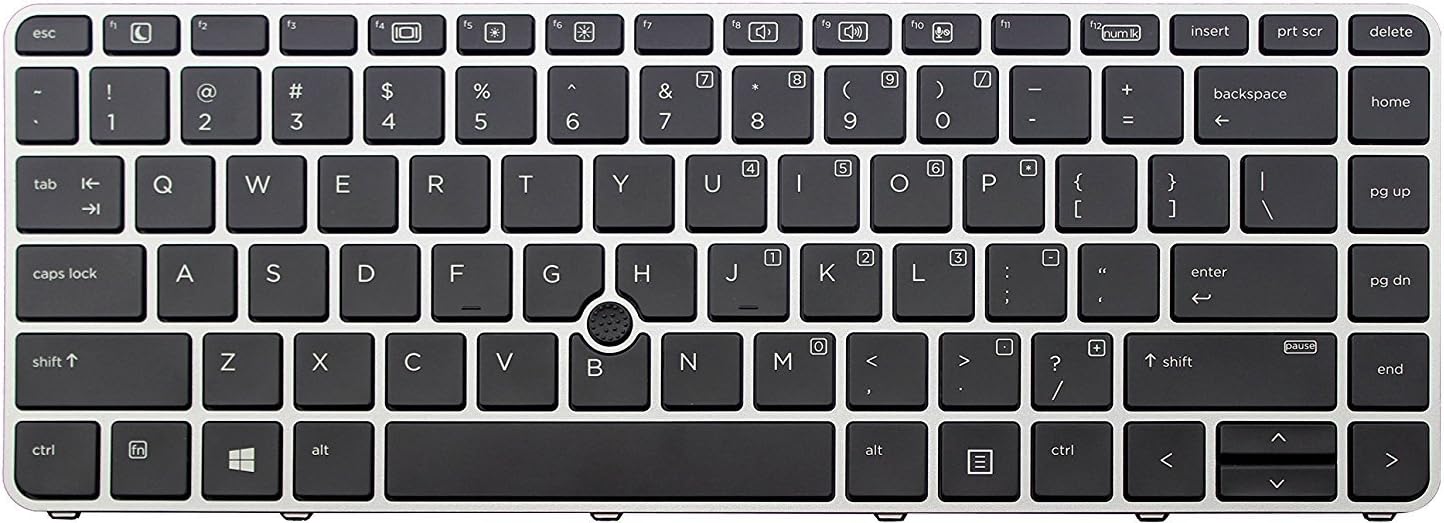 Original New for HP EliteBook 745 G3 840 G3 US Black Keyboard Pack of 2