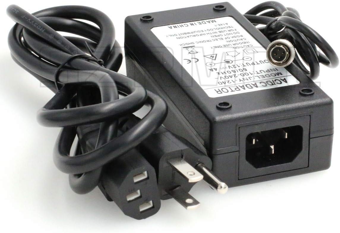 Eonvic 12V 3a AC Power Supply with 4Pin Hirose Connector for Sound Devices Mixer Pack of 2