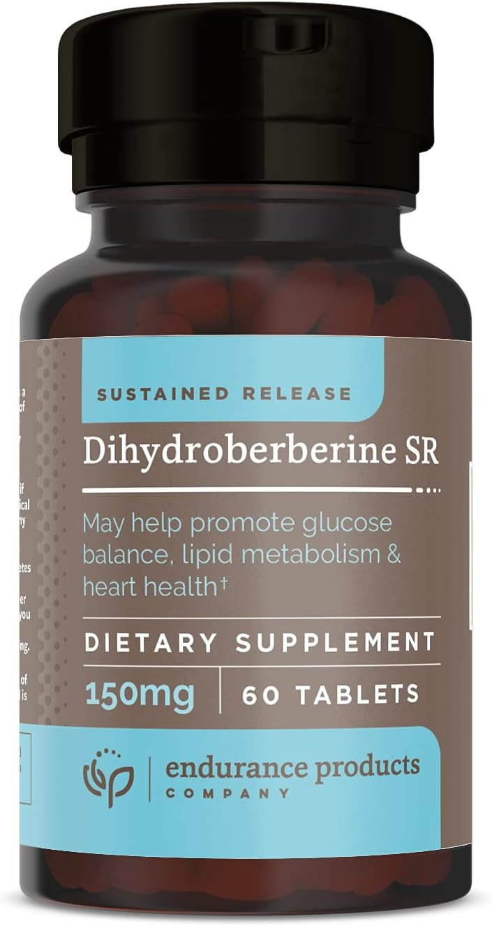 Dihydroberberine - Sustained Release - 150mg of Highly Bioavailable Form of Berberine - 60 Tabs - Maintain Healthy Blood Glucose* - Promote Healthy Cholesterol & Lipid Metabolism* Pack of 2