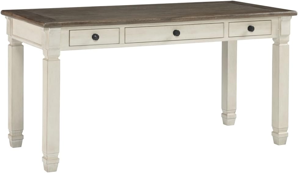 Signature Design by Ashley Tyler Creek Home Office Desk Grayish Brown/Black