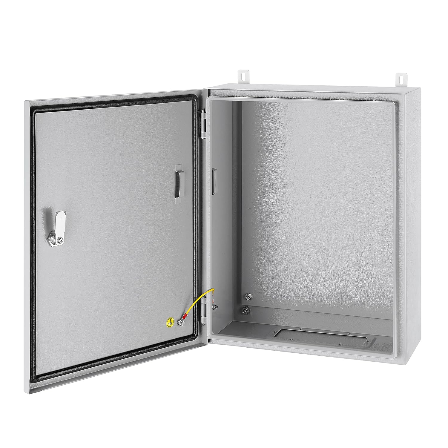 Ordentlich IP65 Weatherproof Metal Box Wall-Mounted Electronic Equipment Enclosure Box with Mounting Plate and Wall Bracket (20'' x 16'' x 8'')