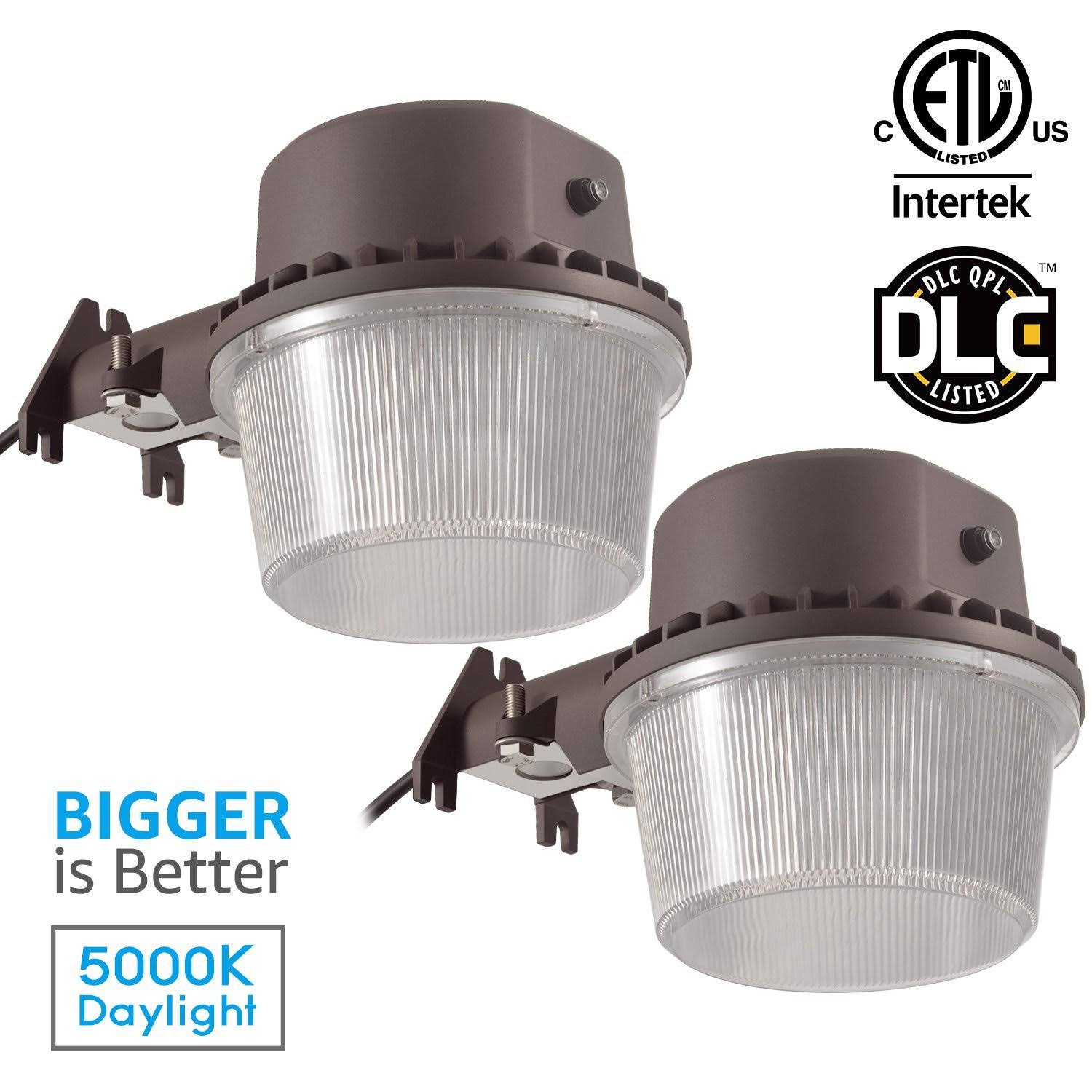 TORCHSTAR 2 Pack 35W Outdoor Barn Light Sconce with Photocell, for Garden, Yard, Patio, 5000K Daylight